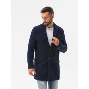 Pánský kabát Coat model 17256375 Námořnická modř XL - Ombre