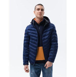 Pánská bunda Jacket model 17256388 Modrá S - Ombre