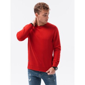 Pánská mikina Sweatshirt model 17256446 Červená L - Ombre