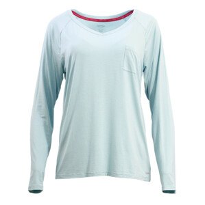 Dámske tričko na spanie QS5322E - Calvin Klein L modrozelená