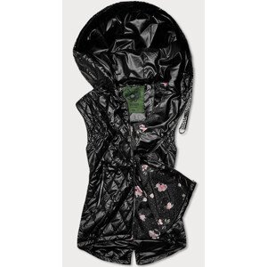 Černá prošívaná dámská vesta s kapucí model 17388342 černá 46 - CANADA Mountain