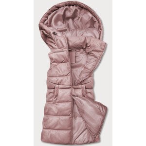 dámská vesta v pudrově růžové barvě z eko kůže Růžová L (40) model 17505492 - HONEY WINTER