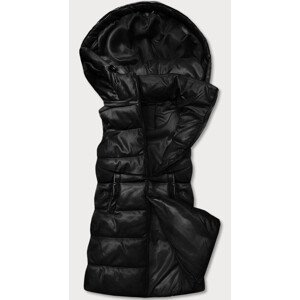 černá dámská vesta z eko kůže černá L (40) model 17505510 - HONEY WINTER