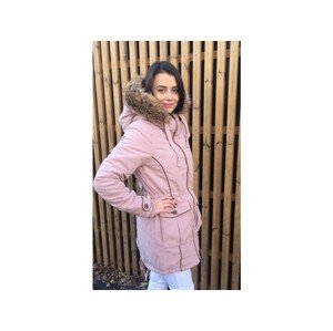 Dámská zimní bunda s kapucí  Urban L růžová model 17512948 - Good looking