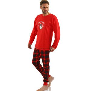 Pánské pyžamo model 17730604 Červená 2XL - Sesto Senso