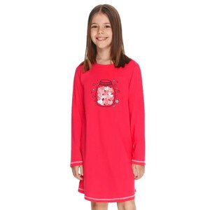 Dívčí noční košilka model 17775312 Červená 104 - Taro