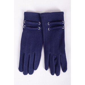 Dámské rukavice model 17782108 tmavě modrá 24 cm - YO CLUB
