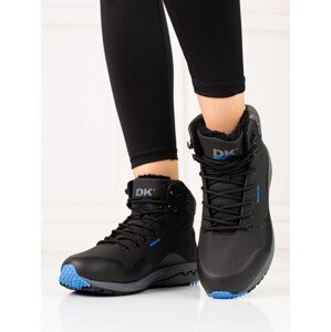 Luxusní dámské  trekingové boty černé bez podpatku  37