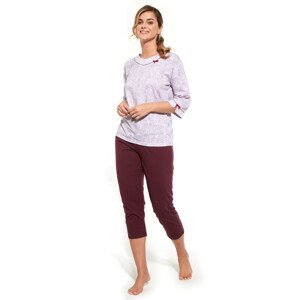 Dámské pyžamo model 17908558 Stella plus  fialová 5XL - Cornette
