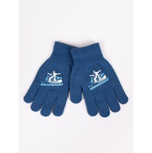 Chlapecké pětiprsté rukavice model 17956790 Blue 10 - Yoclub