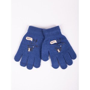 Chlapecké pětiprsté rukavice model 17956794 Blue 14 - Yoclub