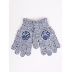 Chlapecké pětiprsté rukavice model 17956823 Grey 16 - Yoclub