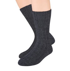 Pánské ponožky model 17817786 - Steven Barva: černá, Velikost: 38-40