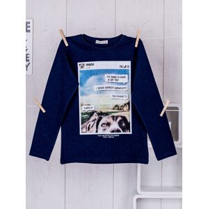 Chlapecké tričko TY BZ model 18047306 tmavě modrá  110 - FPrice