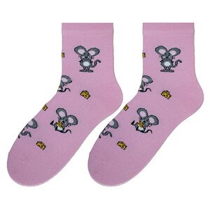 Ponožky model 18088657 Pink 36/38 - Bratex