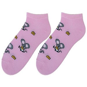 Ponožky model 18088708 Pink 36/38 - Bratex