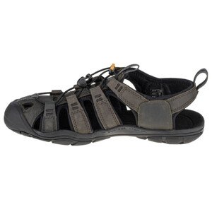 Pánské sandály Clearwater CNX Leather M 101310 khaki-černá - Keen Velikost: 44