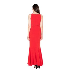 Šaty dlouhé model 18328266 červené  červená 40/L - Venaton