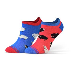 Sesto Senso Finest bavlněné ponožky s nízkým střihem Sheep/Rams 35-38