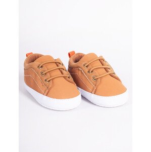 Yoclub Dětské chlapecké boty OBO-0217C-6800 Brown 0-6 měsíců