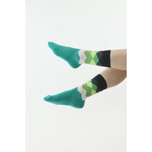 Ponožky model 18399901 zelené s černým lemem - Moraj Barva: zelená, Velikost: 39/42