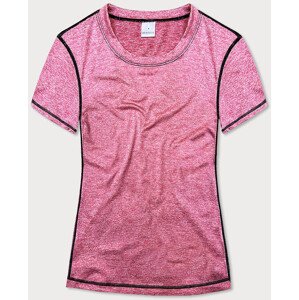 Růžové dámské sportovní tričko T-shirt (A-2165) Růžová S (36)