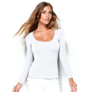 Triko dámské bezešvé Tshirt model 18433515 Barva: Bílá, Velikost: L/XL - Intimidea