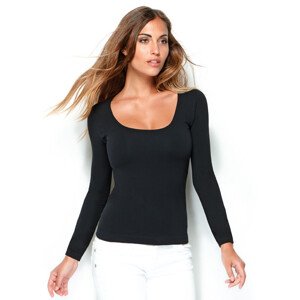 Triko dámské bezešvé T-shirt model 18433515 Intimidea Barva: Možnost: Černá, velikost L/XL