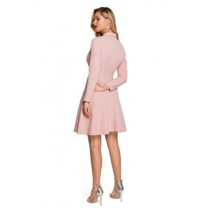 šaty s límečkem  růžové  M model 18435364 - Makover