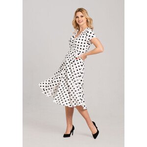 Šaty  Dots Black/White model 18455211 - LOOK MADE WITH LOVE Velikost: M
