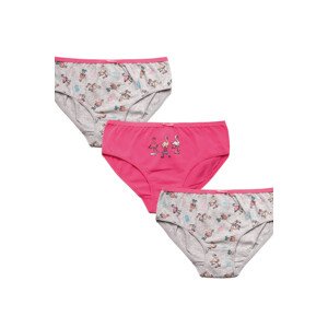 Dívčí kalhotky BIKINI G-579BI růžovo-šedá 140-146