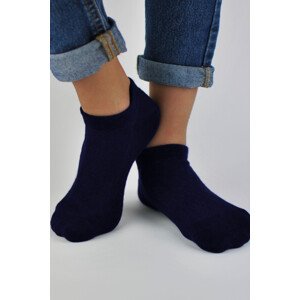 Chlapecké ažurové ponožky SB017 tmavě modrá 39-42