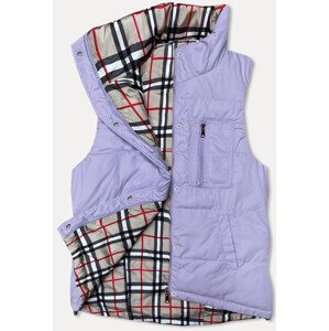 Oboustranná dámská vesta ve vřesové barvě (2383) fialová XXL (44)