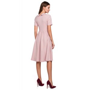Dámské šaty  růžová  model 18523055 - Makover Velikost: XL, Barvy: pudrovo-růžová