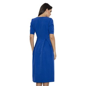 Dámské šaty M553 královská modř - Figl Velikost: M, Barvy: Královská modř