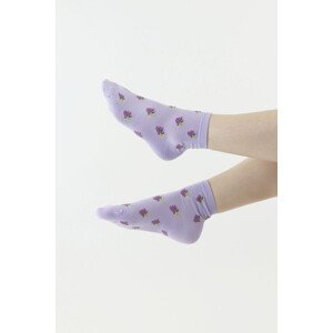 Veselé ponožky fialové s model 18637918 - Moraj Barva: fialová, Velikost: 35/38
