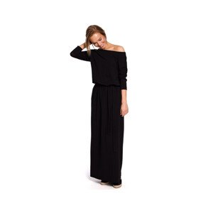 Dámské šaty model 18651036 Černá - Moe Velikost: S/M, Barvy: černá