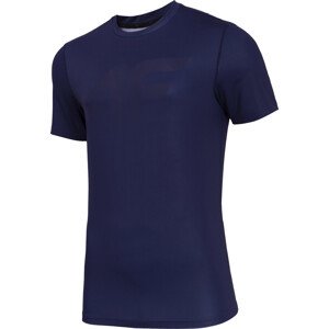 Pánské funkční tričko 4F TSMF004 Tmavě modré Barva: Modrá, Velikost: S