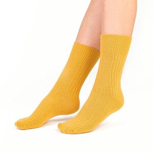 ponožky  žluté s vlnou model 18703736 - Steven Barva: žlutá, Velikost: 38/40