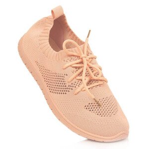 Novinky W EVE211D powder pink ažurová sportovní obuv Velikost: 36