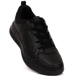 American Club M AM923 černá sportovní obuv z ekokůže Velikost: 44