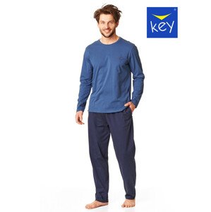 Pánské pyžamo MNS model 18722811 B22 M2XL - Key Barva: džínovina, Velikost: XXL