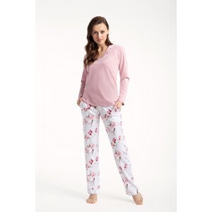 Dámské pyžamo model 18729706 3XL NEW Růžová XXXL - Luna