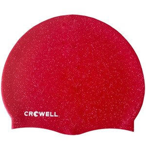 Crowell Recycling Silikonová plavecká čepice Pearl červené barvy.9 Velikost: NEUPLATŇUJE SE