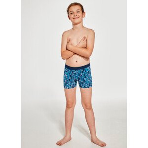 Chlapecké boxerky Cornette Young Boy 700/131 Geometri 134-164 Barva: džínovina, Velikost: 158-164