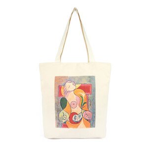 Art Of Polo Bag Tr22104-1 Light Beige/Multicolour Velikost: Vhodné pro formát A4