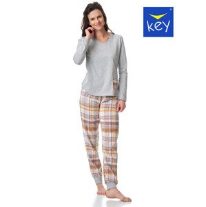 Dámské pyžamo LNS model 18775630 B23 SXL - Key Barva: melanžově šedá, Velikost: XL