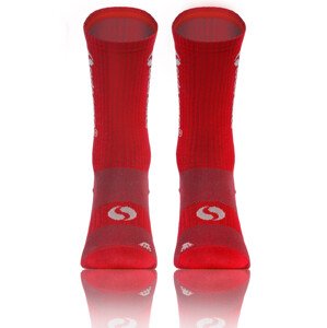 Sportovní ponožky Sesto Senso SKB_02 Red Velikost: 35-38