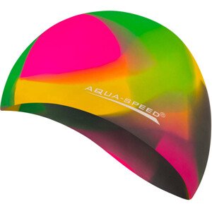 AQUA SPEED Plavecká čepice Bunt Multicolour Pattern 90 Velikost: M
