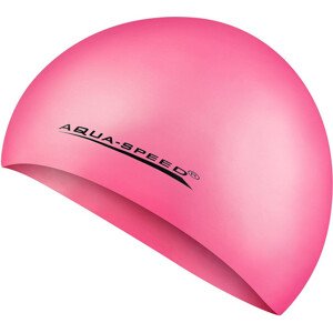 Kšiltovka na plavání model 18787861 Pink Pattern 03 - AQUA SPEED Velikost: L/XL